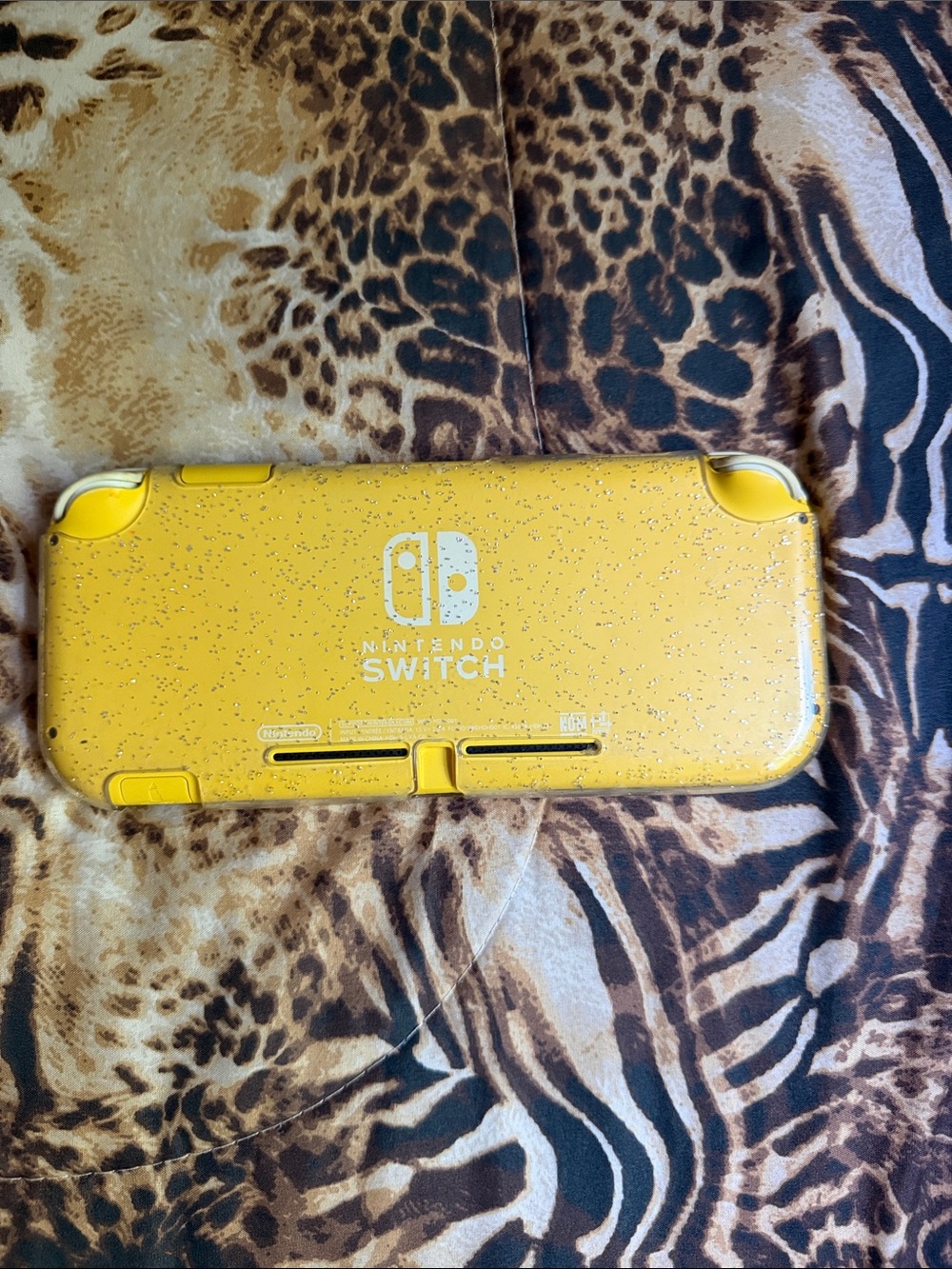 Nintendo Switch Lite Speckled Yellow Handheld Console